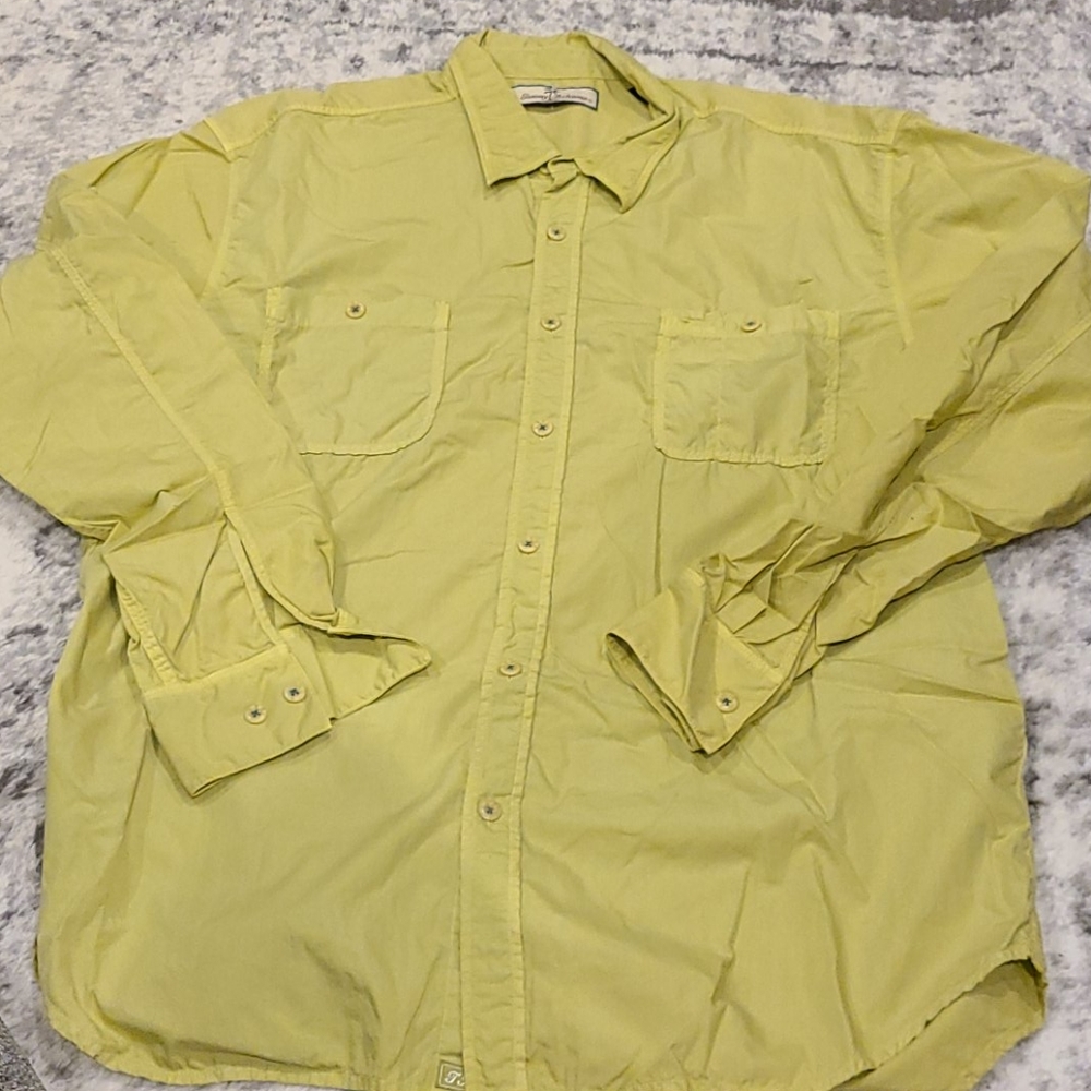 Tommy Bahama Green cotton long sleeve